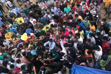 தமிழ் முற்போக்கு கூட்டணி பொகவந்தலாவையில் போராட்டம்
