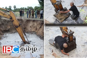 முள்ளிவாய்க்காலில் விடுதலைப்புலிகளின் ஆயுதங்கள் தேடி அகழ்வுப் பணி