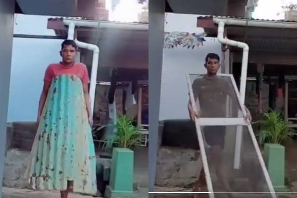 அட என்ன கொடுமை இது... இப்படியும் ஒரு ஃபேஷன் ஷோ வா? வைரல் வீடியோ! | Young Boy Fashion Show Video Viral Trending