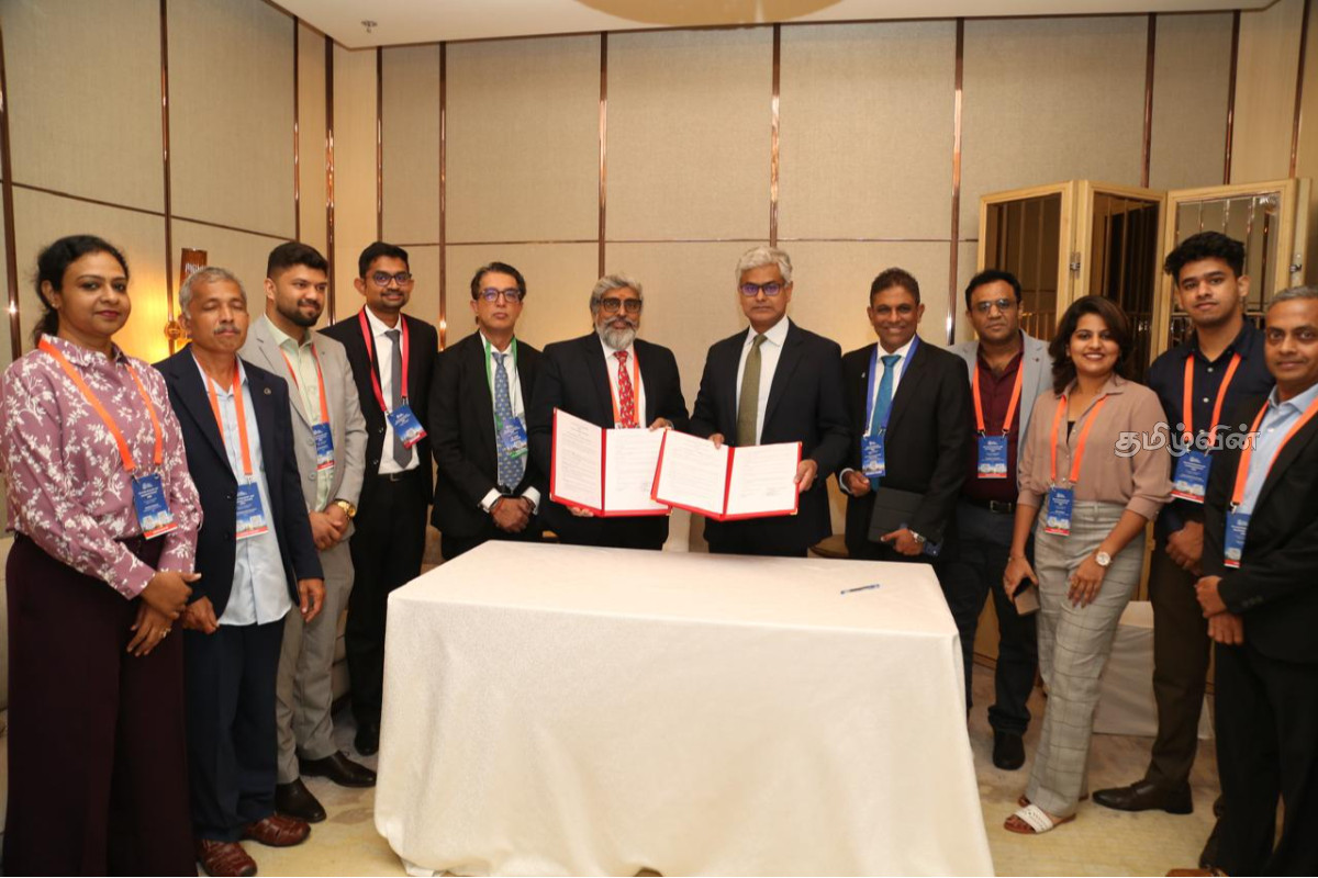 இந்திய வணிகக் குழுக்கள் இலங்கை வருகை: புரிந்துணர்வு ஒப்பந்தம் கைச்சாத்து | Indian Business Delegations Visit Sri Lanka இந்திய வணிகக் குழுக்கள் இலங்கை வருகை: புரிந்துணர்வு ஒப்பந்தம் கைச்சாத்து | Indian Business Delegations Visit Sri Lanka