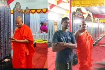 நல்லூர் மாவீரர்களின் நினைவாலயத்துக்குள் திடீரென நுழைந்த பெளத்த பிக்கு!