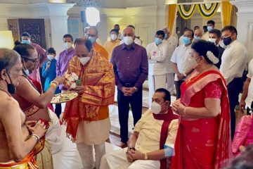 அலரி மாளிகையில் இடம்பெற்ற நவராத்திரி விழா! சுப்பிரமணியன் சுவாமி பங்கேற்பு