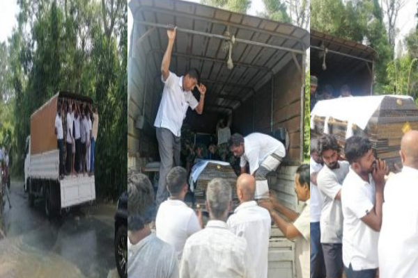 வெள்ளத்தால் இறுதிக் கிரியை செய்ய திண்டாடிய மக்கள் | People Forced To Perform Due To Floods
