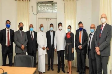 சஜித்தை சந்தித்து பேசிய முன்னணி நாடுகளின் தூதுவர்கள்