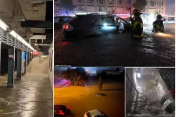 வரலாறு காணாத மழை... வெள்ளக்காடான நியூயார்க் நகரம்! அவசர நிலை பிரகடனம்: வெளியான பரபரப்பு காட்சிகள்