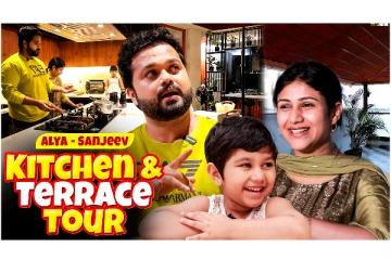 Terrace Traditional-ஆ Kitchen செம Modern-ஆ ? Alya Sanjeev Home Tour Part 2