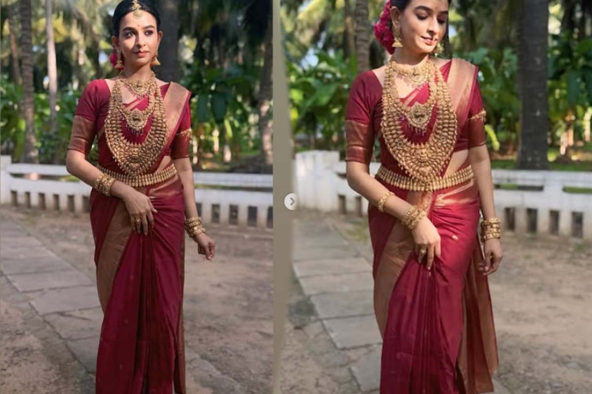 அம்மன் சிலை போன்று காணப்படும் திவ்யா கணேஷ்... ரசிகர்கள் எழுப்பிய கேள்வி | Bigg Boss Divya Ganeshs Traditional Look Photos