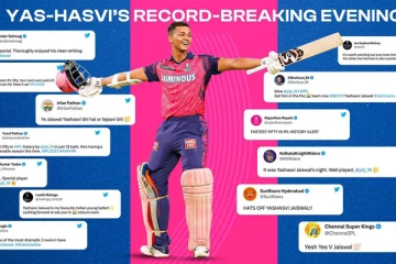 IPL පිටියේ වේගවත්ම අර්ධ ශතකය වාර්තා වෙයි.(VIDEO)