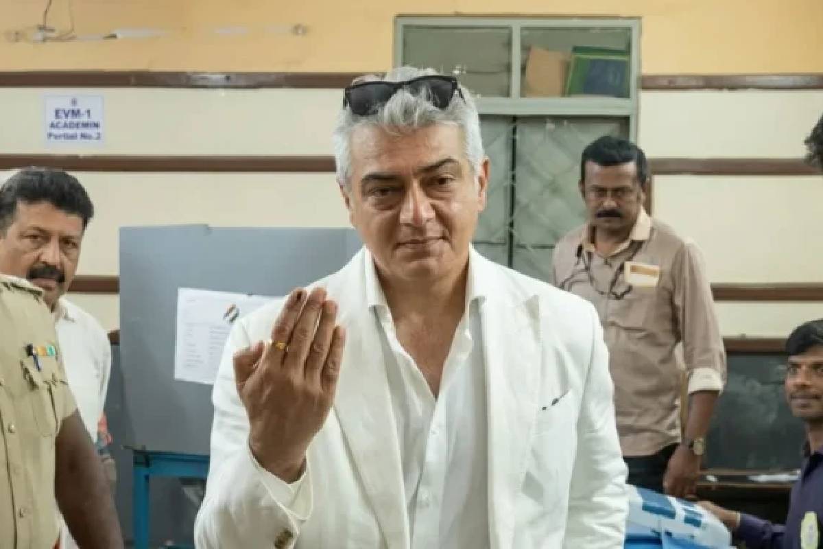 தமிழக சட்டப்பேரவை தேர்தல் 2026: முதல் வாக்கை செலுத்திய அஜித் | Ajith Vote First In Tn Election 2026