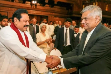 இலங்கையின் புதிய பிரதமர் ரனில் விக்கிரமசிங்கேவுக்கு மகிந்த ராஜபக்ச வாழ்த்து..!