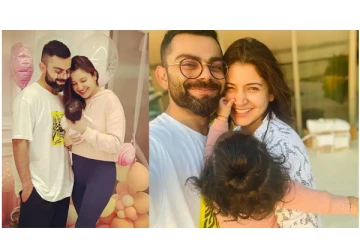 Wow... தன் குழந்தையை நெஞ்சோடு கட்டியணைத்த விராட் கோலி - வைரலாகும் புகைப்படம்..!