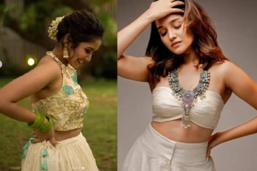 நயனுக்கே டஃப் கொடுக்க வைக்கும் சேலையில் மின்னும் 18 வயது அனிகா..