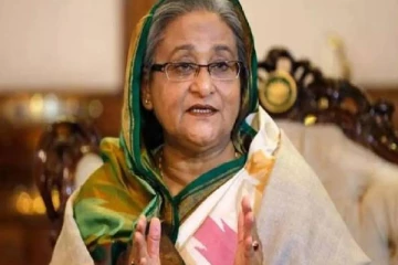 போராட்டத்தில் தந்தை சிலை சேதம்... நீதி கோரும் பங்களாதேஷ் முன்னாள் பிரதமர்!