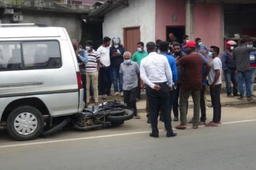 கொட்டகலையில் மோட்டார்சைக்கிள் விபத்து: மூவர் படுகாயம்