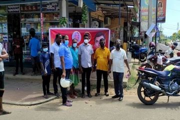 முல்லைத்தீவில்  பசிலின் வெற்றி கொண்டாட்டத்தினால் பயணிகள் அசௌகரியம்