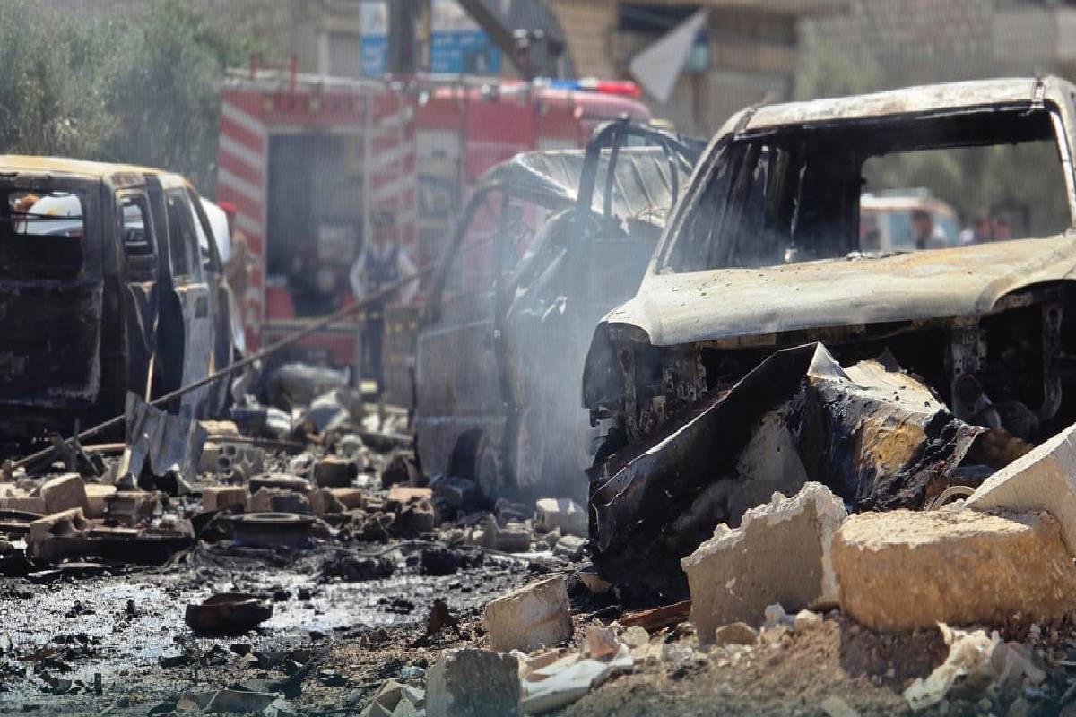 சிரியாவில் இடம்பெற்ற வெடிவிபத்தில் 14 பேர் பலி | 14 Killed In Explosion In Syria சிரியாவில் இடம்பெற்ற வெடிவிபத்தில் 14 பேர் பலி | 14 Killed In Explosion In Syria