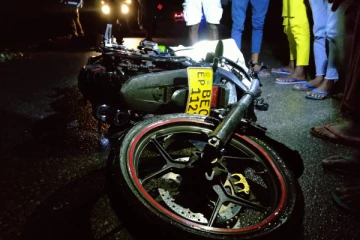 விபத்தில் இளைஞன் பரிதாபமாக உயிரிழப்பு (Video)