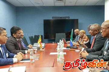 தென்னாபிரிக்க ஜனாதிபதியை நியூயோர்க் நகரில் சந்தித்த அநுர