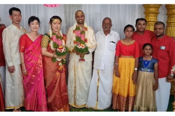 அம்மி மிதித்து அருந்ததி பார்த்து தென் கொரிய நாட்டு பெண்ணை மணந்த தமிழன்