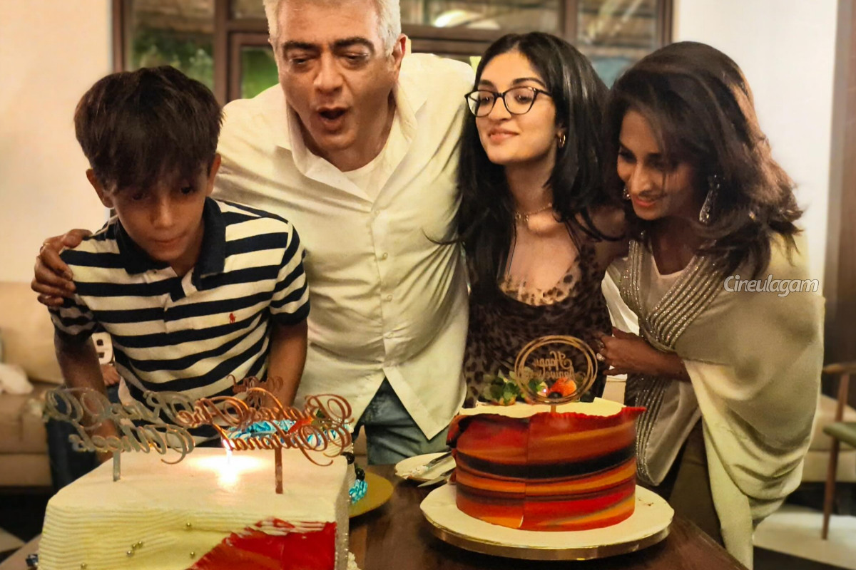 குடும்பத்துடன் அஜித் திருமண நாள் கொண்டாட்டம்! அழகிய புகைப்படங்கள் | Ajith Shalini Anniversary Celebration With Family