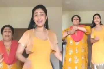 தாயுடன் சேர்ந்து நடனமாடி அசத்திய இந்திய கிரிக்கெட் அணி வீரரின் மனைவி!