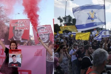 சடலமாக மீட்கப்பட்ட இஸ்ரேல் பிணைக் கைதிகள்: பிரதமர் நெதன்யாகுவுக்கு எதிராக வெடித்த போராட்டம்