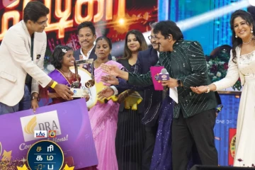 சரிகமப லிட்டில் சாம்ப்ஸ் 5 டைட்டில் வின்னர் அபிஷேகா!! பரிசு என்ன தெரியுமா..