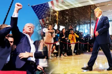 கொலை முயற்சிக்கு பின்னர் மீண்டும் பொதுவெளியில் டொனால்ட் ட்ரம்ப்