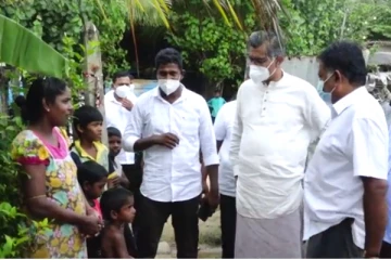 பாட்டலி சம்பிக்க ரணவக்க கிளிநொச்சி விஜயம் (VIDEO)