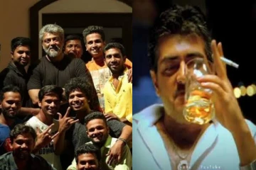 கையில் சரக்குடன் வலிமை படம் பார்க்க வந்த ரசிகர்.. கலாய்த்தெடுக்கும் நெட்டிசன்கள்