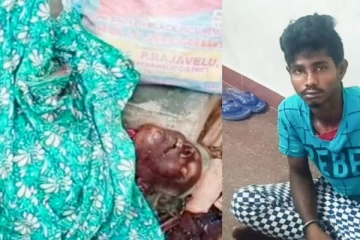 குடிப்பதற்கு பணம் தராததால் பாட்டியை கொடூரமாக வெட்டிக்கொன்ற பேரன் கைது!