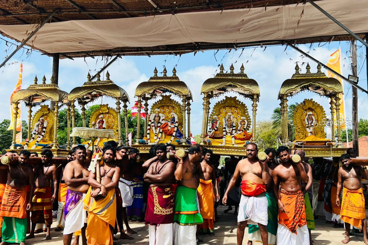 மன்னார் திருக்கேதீஸ்வர ஆலய வருடாந்த மகோற்சவத்தின் தீர்த்த திருவிழா | Mannar Thirukedhiswaram Temple Festival
