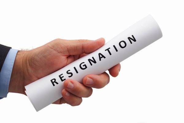 A famous minister who resigned suddenly A famous minister who resigned suddenly