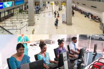 கட்டுநாயக்க விமான நிலையத்தின் கணனி அமைப்பு செயலிழப்பு : பயணிகள் சீற்றம்