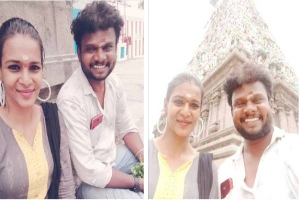 பிக்பாஸ் நடிகை மீரா மிதுனுக்கு இயக்குனருடன் திருமணமா? கோயிலில் மாலையுடன் இருக்கும் புகைப்படம் வைரல்! | Meera Mithun Exchange Garlands Viral Photos