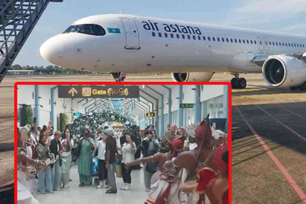 ஏர் அஸ்தானா விமானம் கஜகஸ்தானில் இருந்து இலங்கைக்கு | Air Astana Flight From Kazakhstan To Sri Lanka