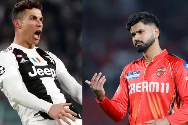 Cristiano Ronaldo/Shreyas Iyer