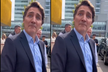 நாட்டையே நாசமாக்கிவிட்டீர்கள்; பிரதமர் ட்ரூடோவை பொது இடத்தில் திட்டிய நபர்