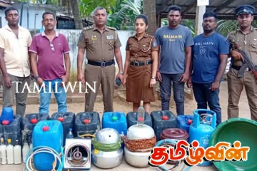 யாழில் முற்றுகையிடப்பட்ட கசிப்பு உற்பத்தி நிலையம்