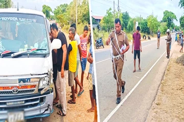 திருகோணமலையில் வான் மோதியதில் பெண் ஒருவர் உயிரிழப்பு