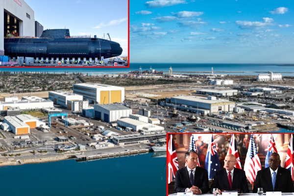 Australia nuclear submarine shipyard, AUKUS nuclear submarine, AUKUS nuclear submarine shipyard