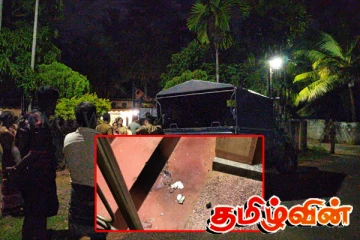 யாழில் வீடொன்றின் மீது பெற்றோல் குண்டு தாக்குதல்