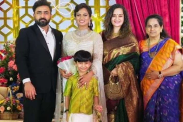 கோலாகலமாக நடந்த நடிகை ரம்யா பாண்டியனின் திருமண வரவேற்பு நிகழ்ச்சி