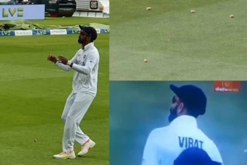 கே.எல்.ராகுல் மீது கார்க்கை வீசி இங்கிலாந்து ரசிகர்கள் அட்டூழியம்.. கடுப்பான கோஹ்லி செய்த செயல் ! வைரலாகும் வீடியோ