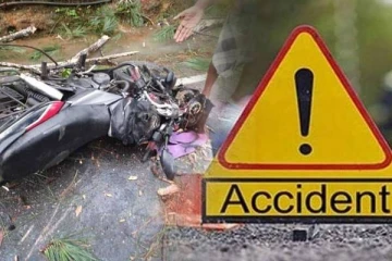 மோட்டார் சைக்கிள் மீது முறிந்து வீழ்ந்த மரம்: ஒருவர் படுகாயம்