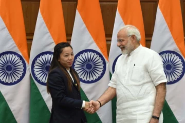 வெள்ளி பதக்கம் வென்ற மீரா பாய் சானுக்கு பிரதமர் மோடி வாழ்த்து!