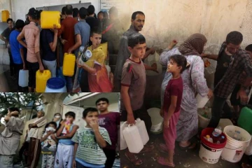 "குளித்தால் குடிக்க தண்ணீர் இருக்காது":காசாவின் மக்களின் அவல நிலை!