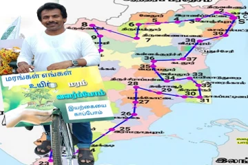 இலங்கை தமிழர் இந்திய மண்ணில் சாதனை பயணம் (Video)