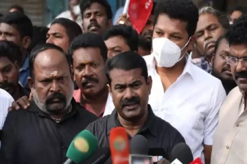 திடீரென திமுகவுக்கு முருகன் மேல் பாசம் வர என்ன காரணம்? சீமான் கேள்வி!