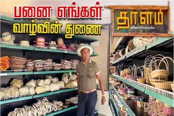 பனையால் செய்யப்பட்ட கைப்பணிப் பொருட்கள்: சுற்றுலா பயணிகளை ஈர்க்கும் இலங்கை Reecha